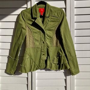 Rich Green statement Jacket Chelsea & Violet Size: XS